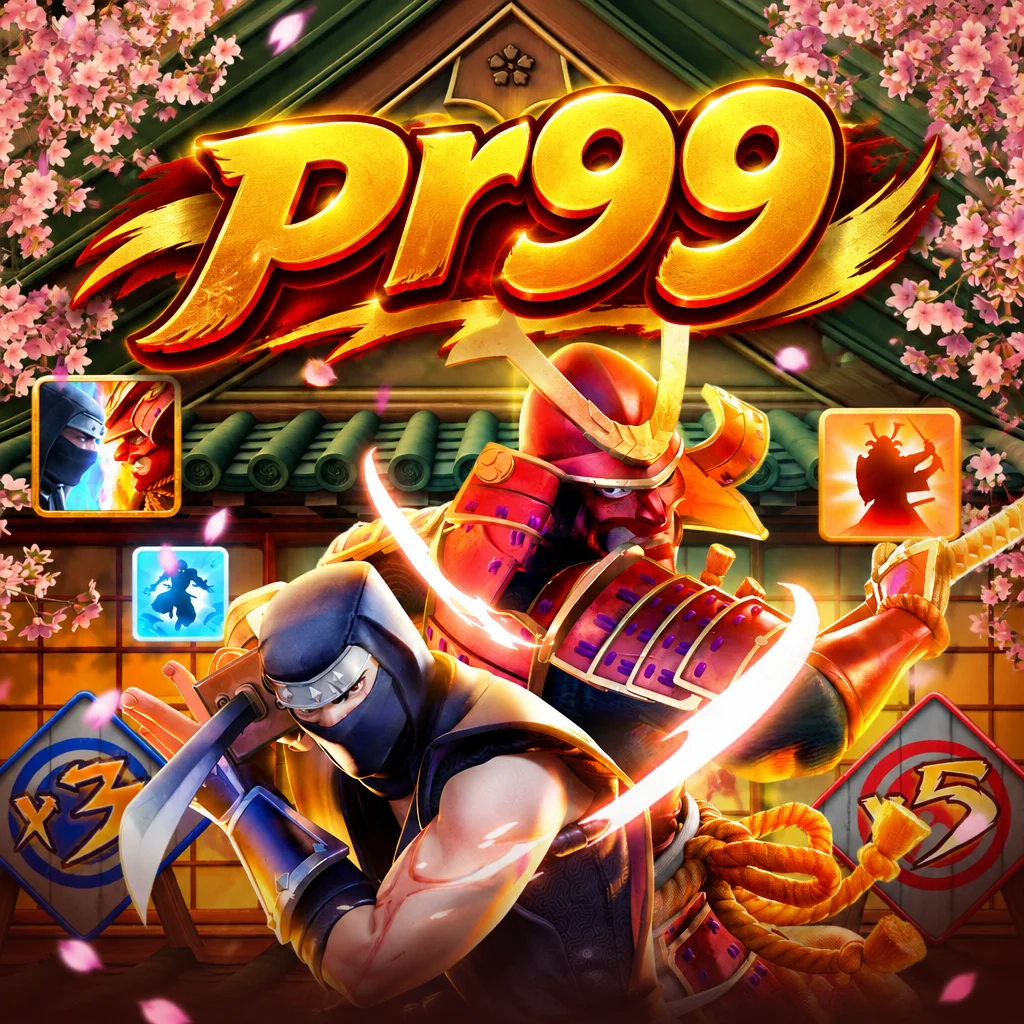 pr99 Ninja vs Samurai menampilkan pertarungan ninja dan samurai bersenjata